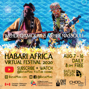 Habari Africa Virtual Festival 2020 : Mehdi Qamoum & Mehdi Nassouli
