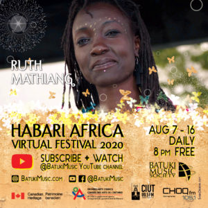 Habari Africa Virtual Festival 2020 : Ruth Mathiang