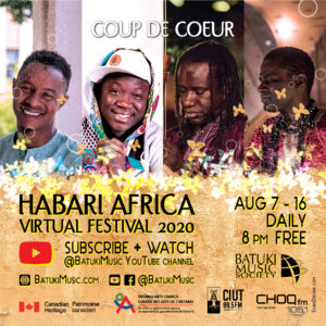 Habari Africa Virtual Festival 2020 : Coup de Coeur