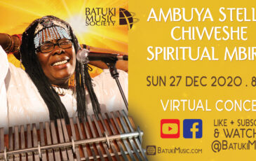 (English) Spiritual Mbira ft Stella Chiweshe Virtual Concert: Dec 27, 2020