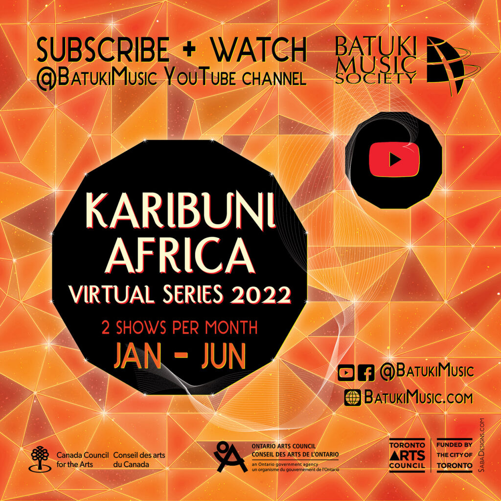 Karibuni Africa Virtual Series 2022 by Batuki Music Society