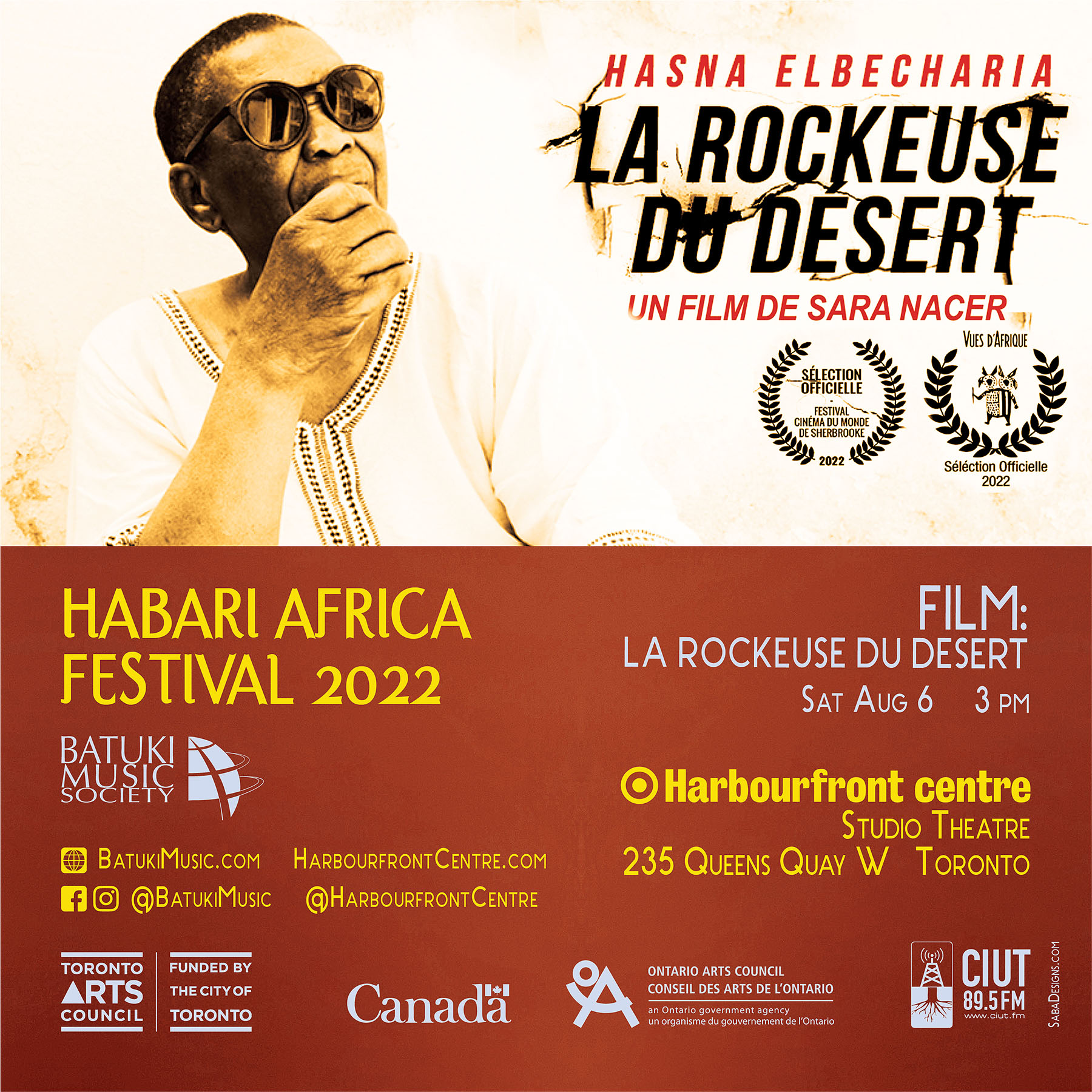 Habari Africa Live Festival 2022 by Batuki Music Society La Rockeuse du desert
