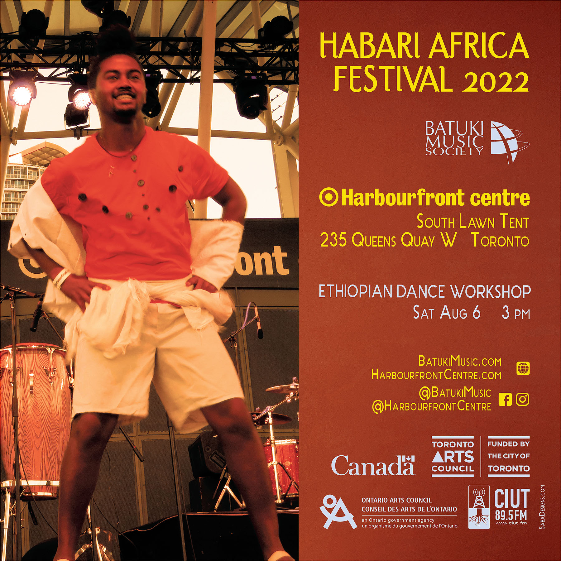 Habari Africa Live Festival 2022 by Batuki Music Society Ethiopian Dance Workshop