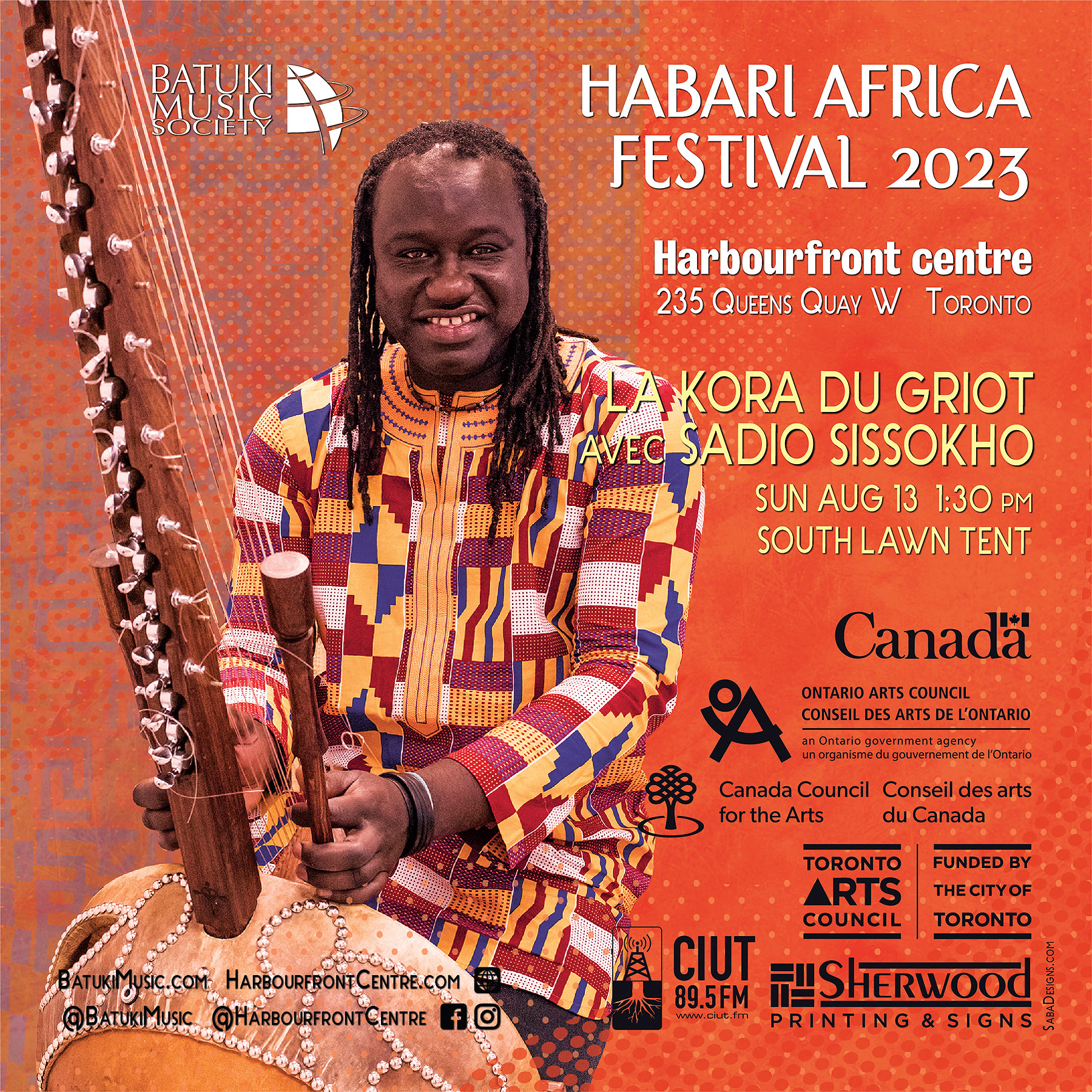 Habari Africa Live Festival 2023 by Batuki Music Society Sadio Sissokho Kora
