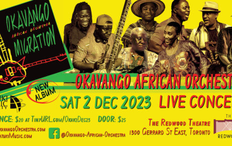 Concert live de l’orchestre africain d’Okavango: 2 Dec 2023