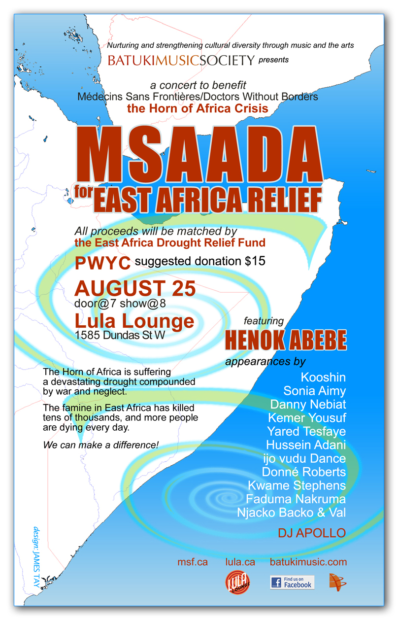 ‘MSAADA’ for East Africa Relief: Aug 25, 2011